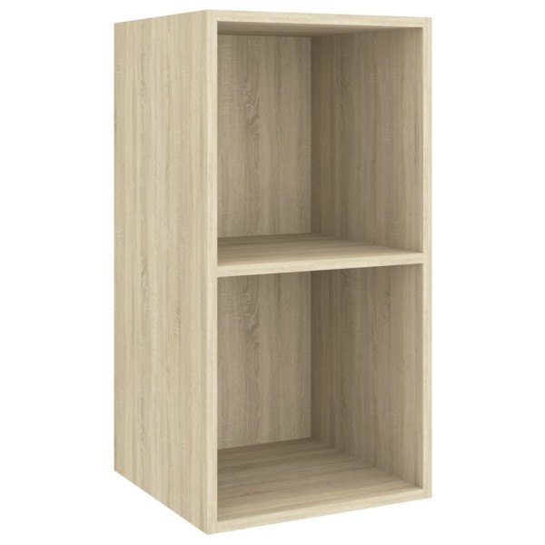 Juego de muebles de salón 3 pzas madera ingeniería roble Sonoma Juego de muebles de salón 3 pzas madera ingeniería roble Sonoma