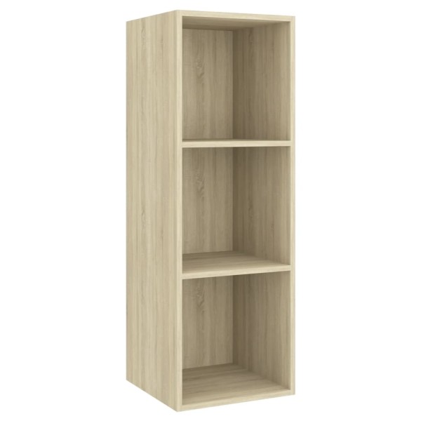 Juego de muebles de salón 3 pzas madera ingeniería roble Sonoma Juego de muebles de salón 3 pzas madera ingeniería roble Sonoma