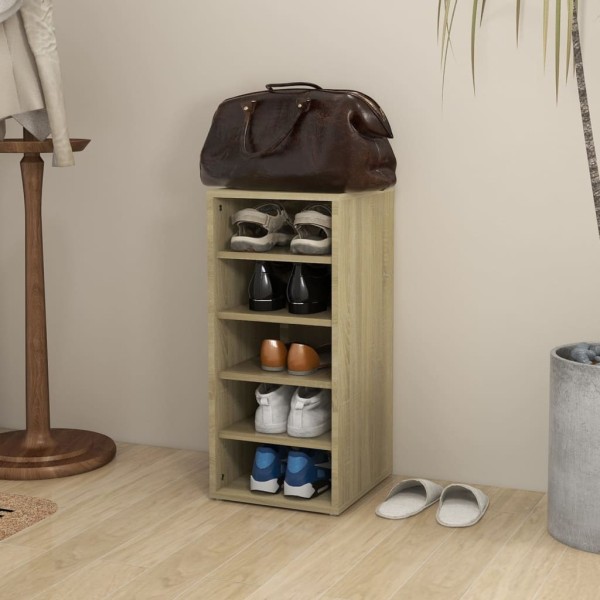 Mueble zapatero madera contrachapada roble Sonoma 31,5x35x70 cm Mueble zapatero madera contrachapada roble Sonoma 31,5x35x70 cm