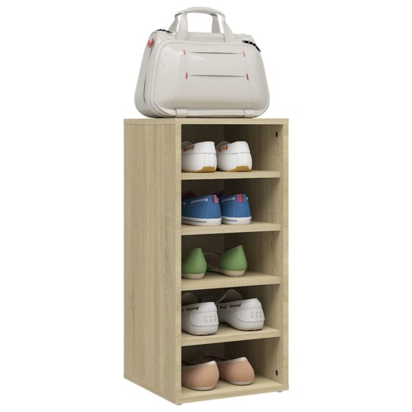 Mueble zapatero madera contrachapada roble Sonoma 31,5x35x70 cm Mueble zapatero madera contrachapada roble Sonoma 31,5x35x70 cm