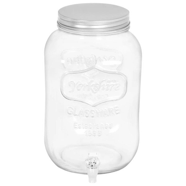 Dispensador de bebida vidrio 8050 ml Dispensador de bebida vidrio 8050 ml