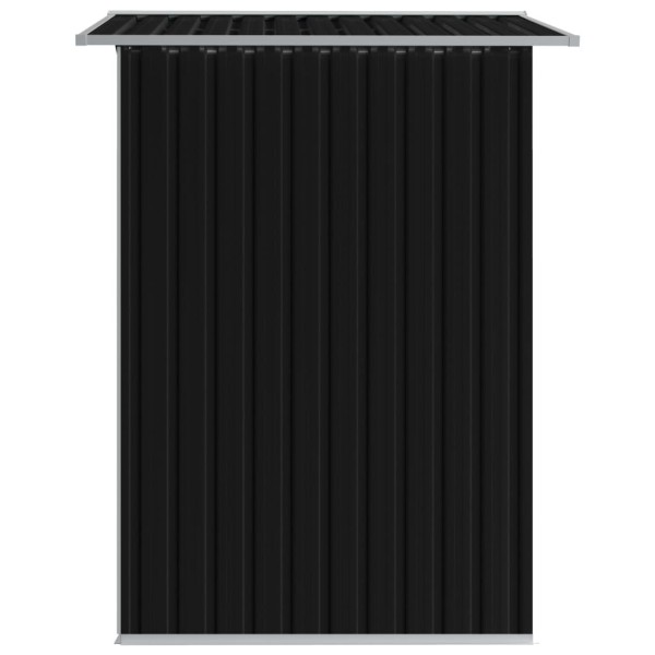 Caseta de jardín de acero gris antracita 204x132x186 cm Caseta de jardín de acero gris antracita 204x132x186 cm