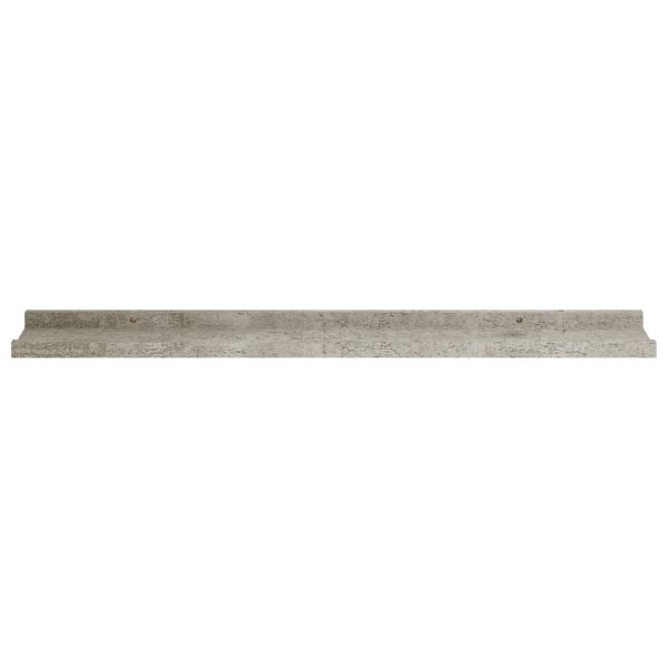 Estantes de pared 4 unidades gris hormigón 80x9x3 cm Estantes de pared 4 unidades gris hormigón 80x9x3 cm