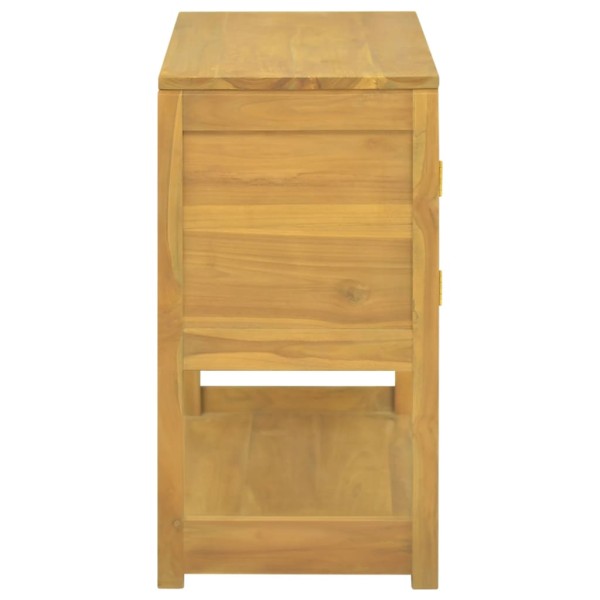 Armario de baño madera maciza de teca 85x40x75 cm Armario de baño madera maciza de teca 85x40x75 cm
