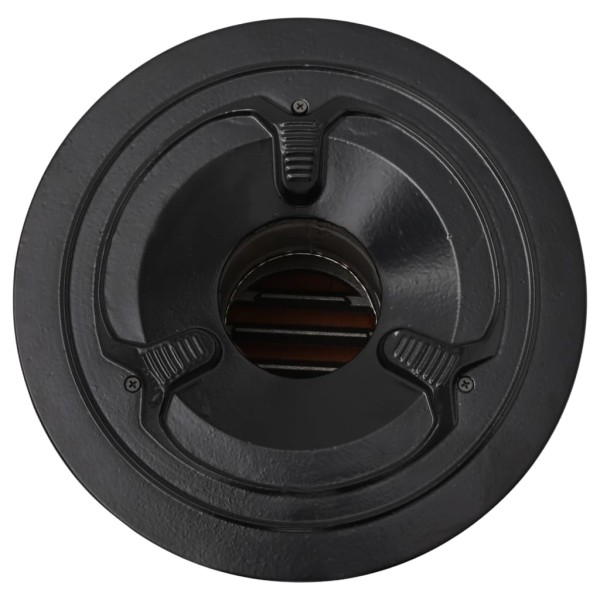 Cocina de leña para camping acero negro 50x33,5x30,5 cm Cocina de leña para camping acero negro 50x33,5x30,5 cm