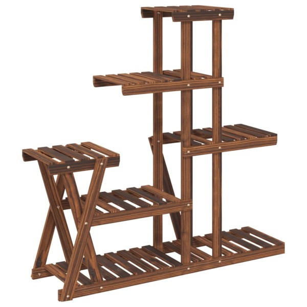 Soporte para flores madera maciza de abeto 95x25x96 cm Soporte para flores madera maciza de abeto 95x25x96 cm