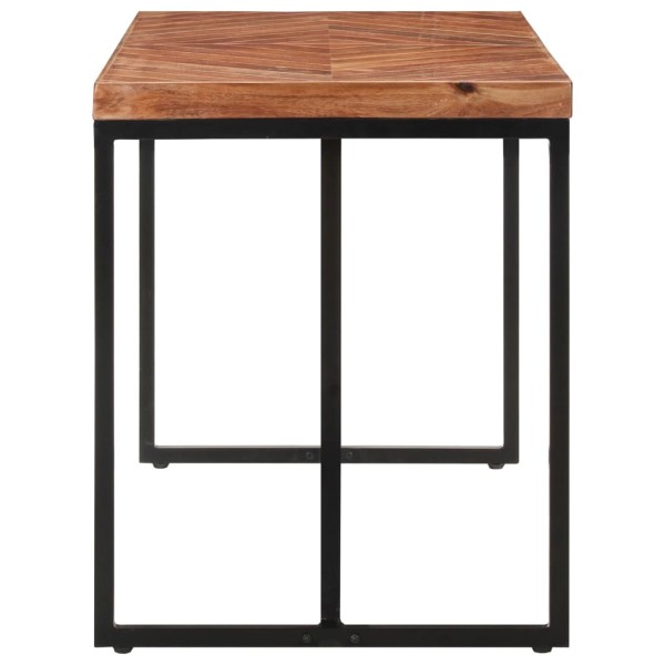 Mesa de comedor madera maciza de acacia y mango 120x60x76 cm Mesa de comedor madera maciza de acacia y mango 120x60x76 cm
