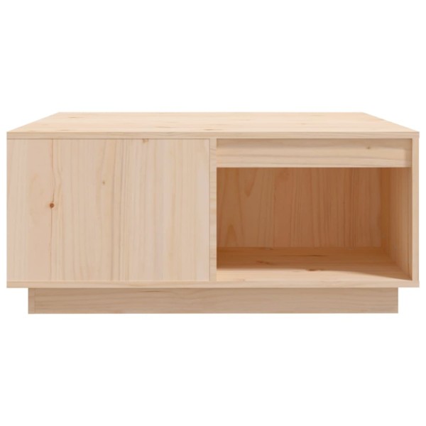 Mesa de centro madera maciza de pino 80x81x36,5 cm Mesa de centro madera maciza de pino 80x81x36,5 cm