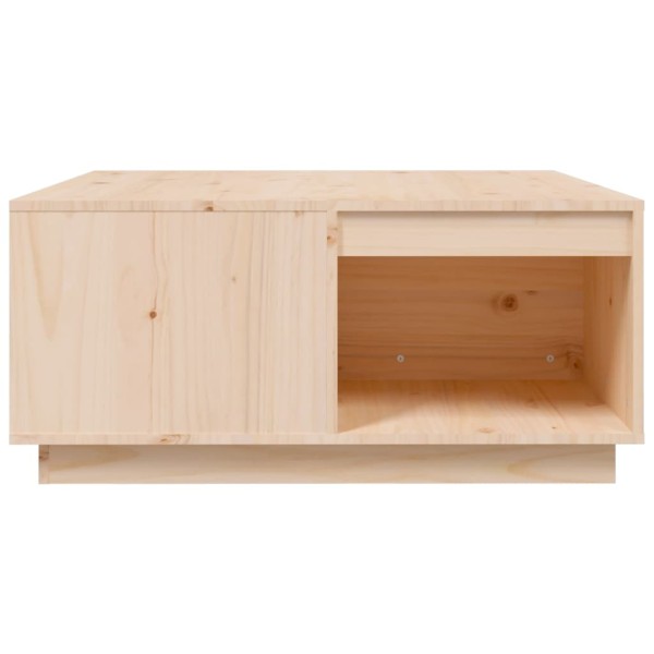Mesa de centro madera maciza de pino 80x81x36,5 cm Mesa de centro madera maciza de pino 80x81x36,5 cm
