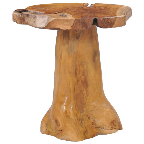 Mesa de centro de madera maciza de teca 40x40 cm Mesa de centro de madera maciza de teca 40x40 cm