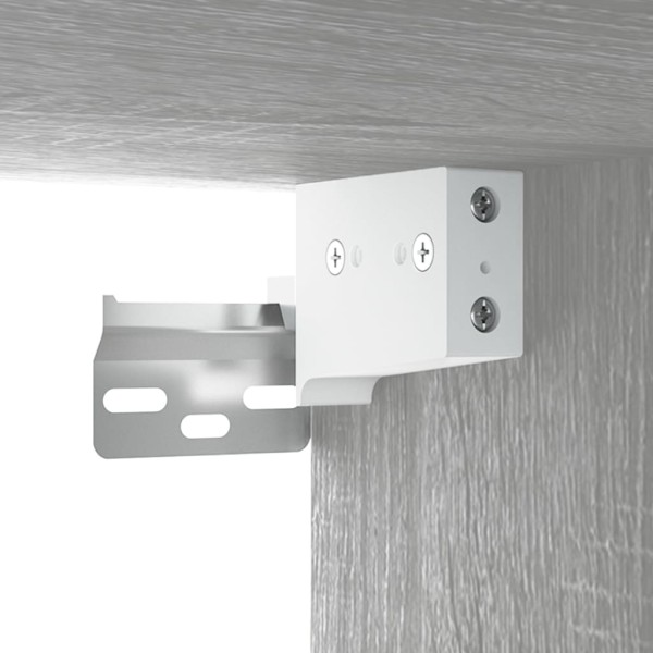Set de muebles de baño madera contrachapada gris Sonoma Set de muebles de baño madera contrachapada gris Sonoma