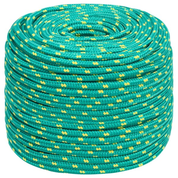 Cuerda de barco polipropileno verde 10 mm 50 m Cuerda de barco polipropileno verde 10 mm 50 m