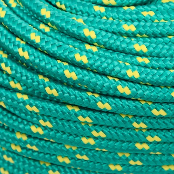 Cuerda de barco polipropileno verde 10 mm 50 m Cuerda de barco polipropileno verde 10 mm 50 m