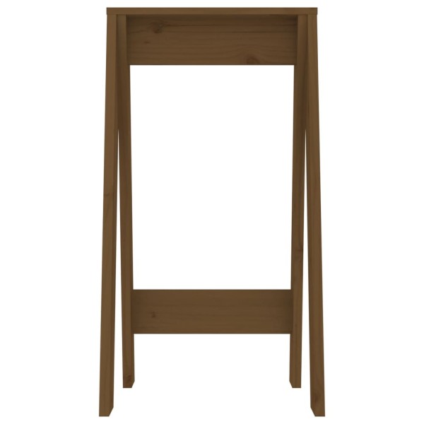 Taburetes 2 uds madera maciza de pino marrón miel 40x40x75 cm Taburetes 2 uds madera maciza de pino marrón miel 40x40x75 cm