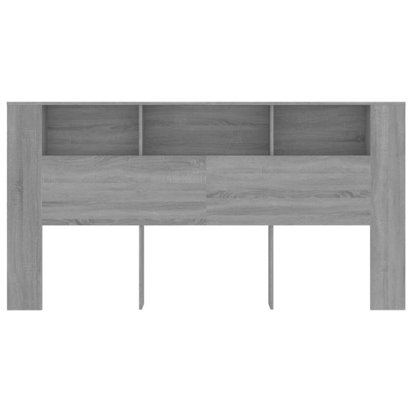 Mueble cabecero gris Sonoma 200x18,5x104,5 cm Mueble cabecero gris Sonoma 200x18,5x104,5 cm