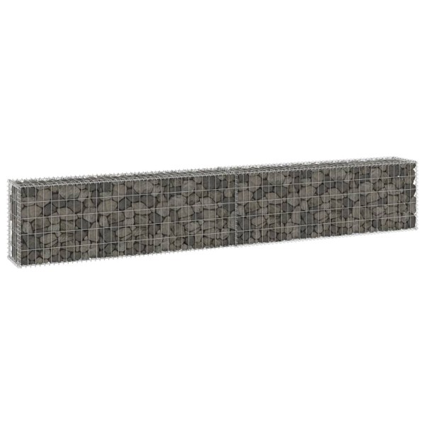 Muro de gaviones con cubiertas acero galvanizado 300x30x50 cm Muro de gaviones con cubiertas acero galvanizado 300x30x50 cm