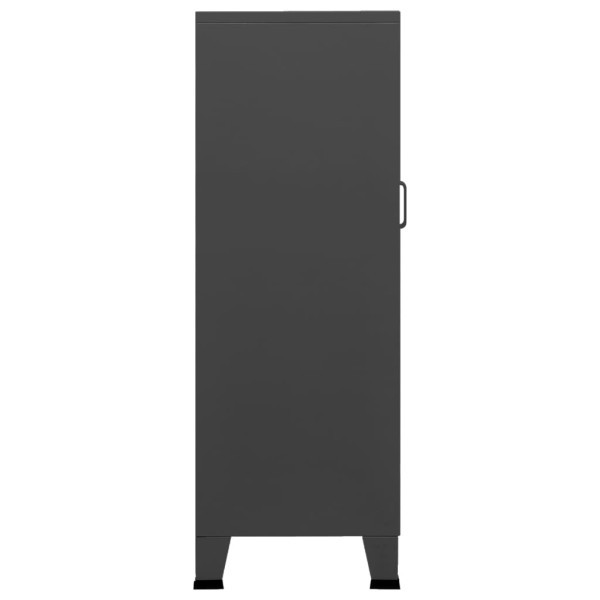 Baúl de almacenaje industrial metal antracita 70x40x115 cm Baúl de almacenaje industrial metal antracita 70x40x115 cm