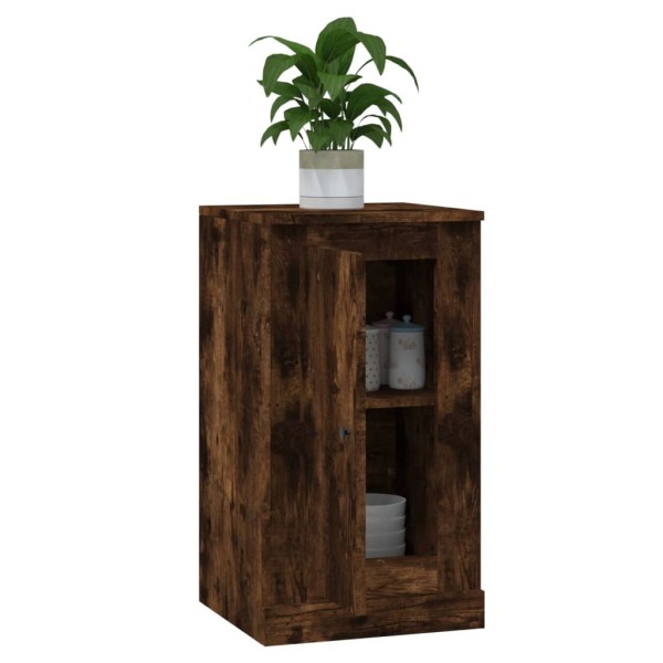 Aparador madera contrachapada roble ahumado 37,5x35,5x67,5 cm Aparador madera contrachapada roble ahumado 37,5x35,5x67,5 cm