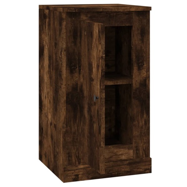 Aparador madera contrachapada roble ahumado 37,5x35,5x67,5 cm Aparador madera contrachapada roble ahumado 37,5x35,5x67,5 cm
