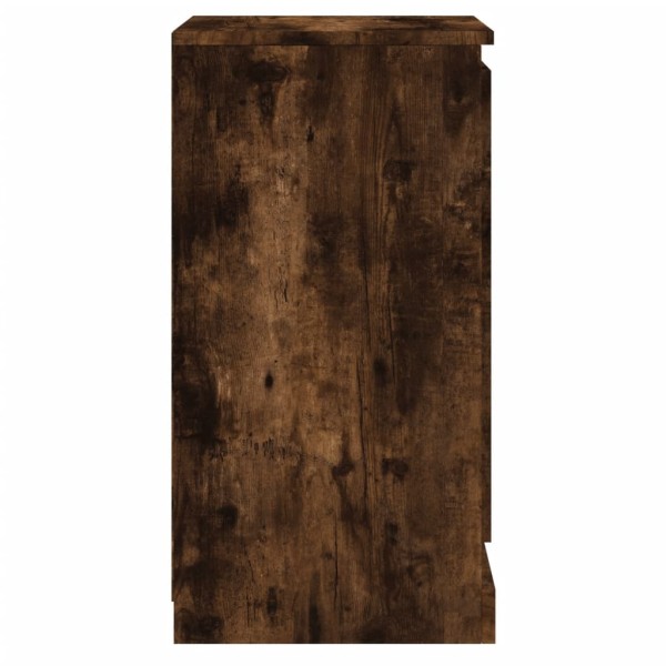 Aparador madera contrachapada roble ahumado 37,5x35,5x67,5 cm Aparador madera contrachapada roble ahumado 37,5x35,5x67,5 cm