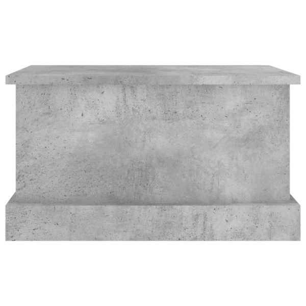 Baúl almacenaje madera contrachapada gris hormigón 50x30x28 cm Baúl almacenaje madera contrachapada gris hormigón 50x30x28 cm
