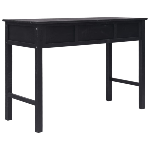 Mesa consola de madera negra 110x45x76 cm Mesa consola de madera negra 110x45x76 cm