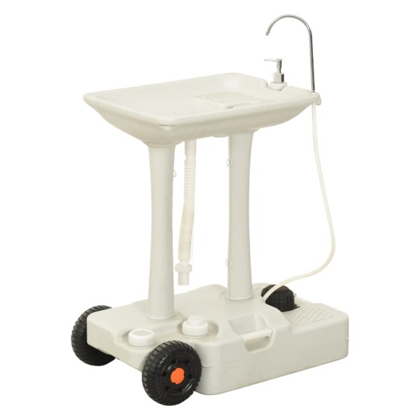 Soporte de lavado de manos para camping con dispensador 35 L Soporte de lavado de manos para camping con dispensador 35 L