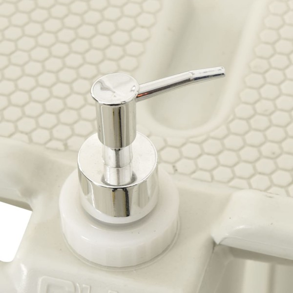 Soporte de lavado de manos para camping con dispensador 35 L Soporte de lavado de manos para camping con dispensador 35 L