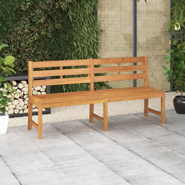 Banco de jardín de madera maciza de teca 180 cm Banco de jardín de madera maciza de teca 180 cm