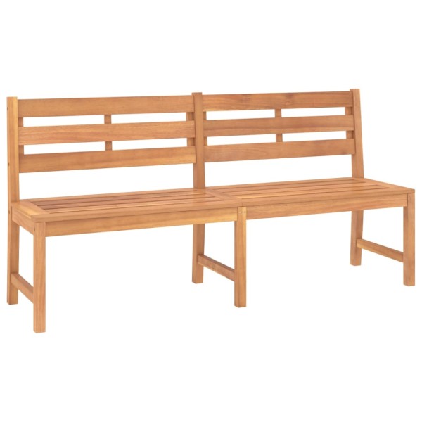 Banco de jardín de madera maciza de teca 180 cm Banco de jardín de madera maciza de teca 180 cm