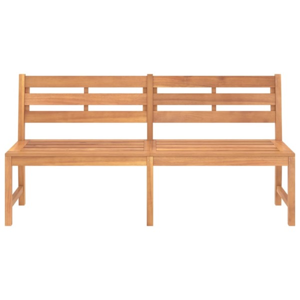 Banco de jardín de madera maciza de teca 180 cm Banco de jardín de madera maciza de teca 180 cm
