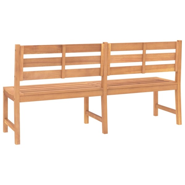 Banco de jardín de madera maciza de teca 180 cm Banco de jardín de madera maciza de teca 180 cm