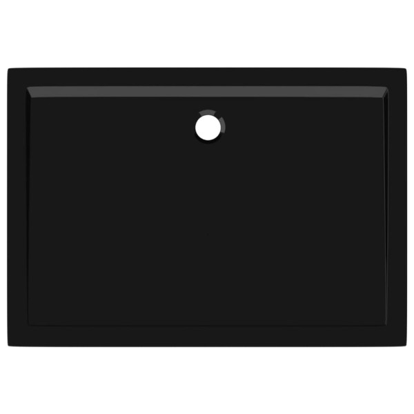 Plato de ducha rectangular negro ABS 80x110 cm Plato de ducha rectangular negro ABS 80x110 cm