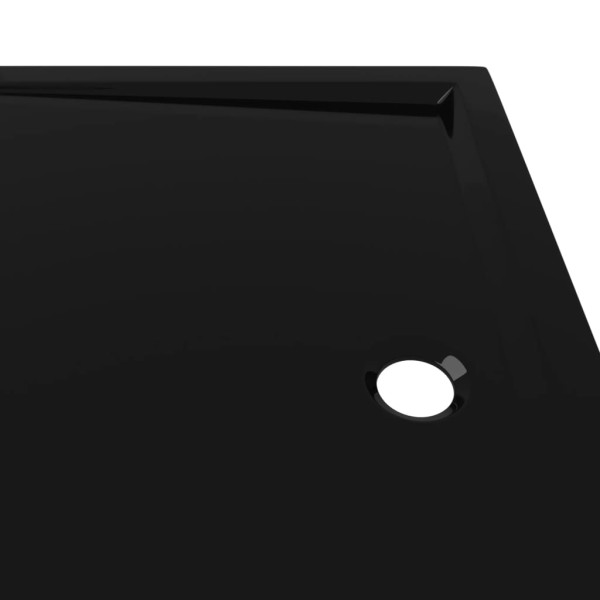 Plato de ducha rectangular negro ABS 80x110 cm Plato de ducha rectangular negro ABS 80x110 cm