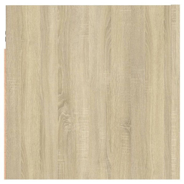 Mesita de noche madera de ingeniería roble Sonoma 30,5x30x30 cm