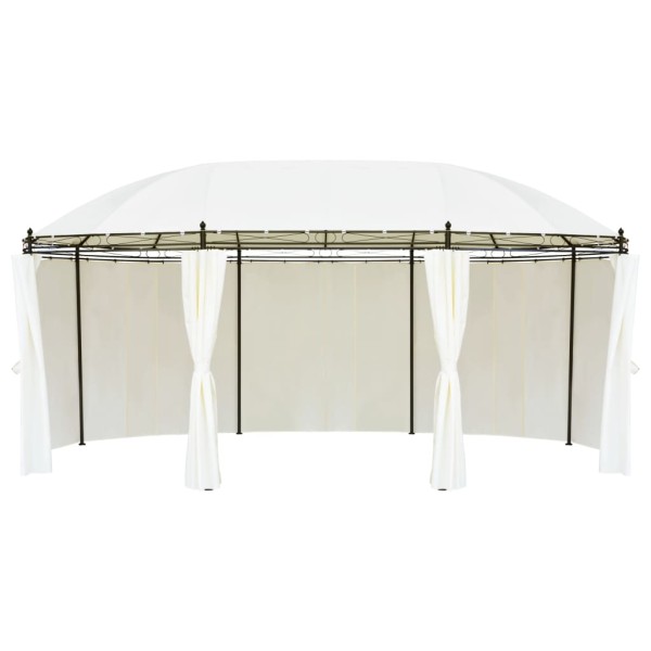 Cenador blanco crema 530x350x265 cm