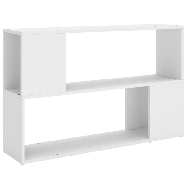 Estantería librería madera contrachapada blanco 100x24x63 cm Estantería librería madera contrachapada blanco 100x24x63 cm