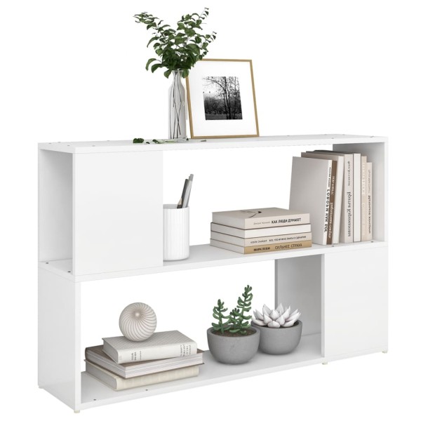 Estantería librería madera contrachapada blanco 100x24x63 cm Estantería librería madera contrachapada blanco 100x24x63 cm