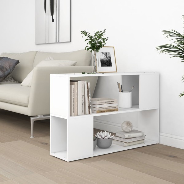 Estantería librería madera contrachapada blanco 100x24x63 cm Estantería librería madera contrachapada blanco 100x24x63 cm