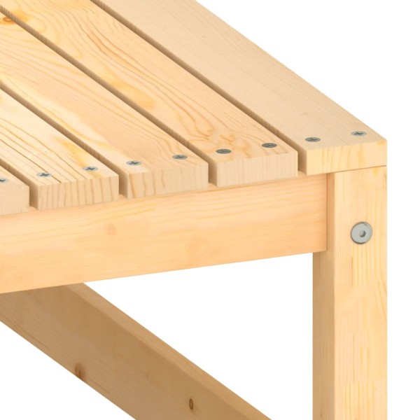 Taburetes de jardín con cojines madera maciza de pino Taburetes de jardín con cojines madera maciza de pino