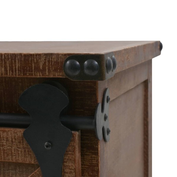 Mueble de almacenaje madera maciza abeto marrón 64x33,5x75 cm Mueble de almacenaje madera maciza abeto marrón 64x33,5x75 cm