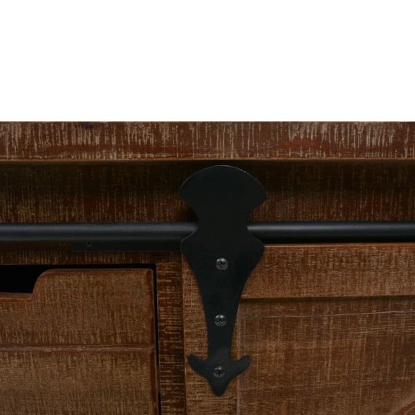 Mueble de almacenaje madera maciza abeto marrón 64x33,5x75 cm Mueble de almacenaje madera maciza abeto marrón 64x33,5x75 cm