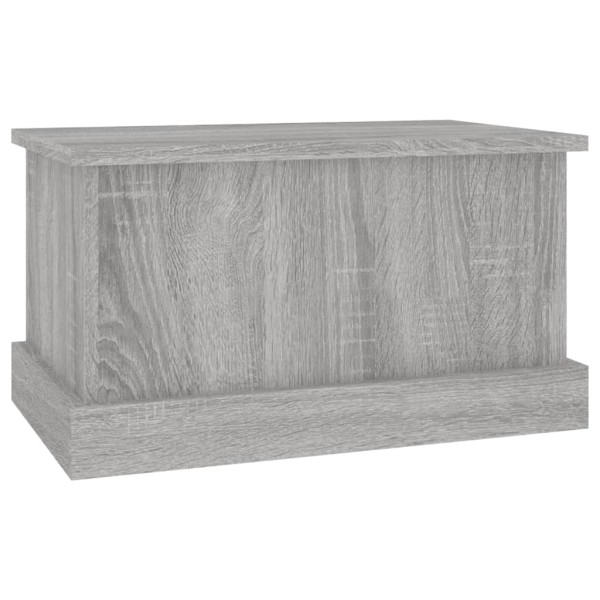 Baúl almacenaje madera contrachapada gris sonoma 50x30x28 cm Baúl almacenaje madera contrachapada gris sonoma 50x30x28 cm