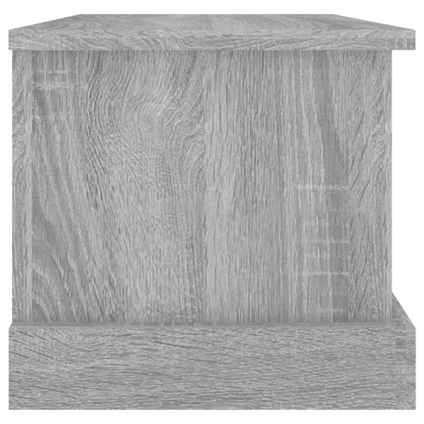 Baúl almacenaje madera contrachapada gris sonoma 50x30x28 cm Baúl almacenaje madera contrachapada gris sonoma 50x30x28 cm