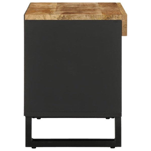 Mueble de TV madera maciza de mango 85x33x43,5 cm Mueble de TV madera maciza de mango 85x33x43,5 cm