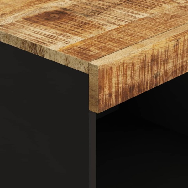 Mueble de TV madera maciza de mango 85x33x43,5 cm Mueble de TV madera maciza de mango 85x33x43,5 cm