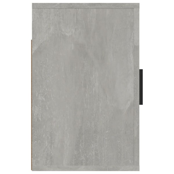 Mesita de noche de pared gris hormigón 50x30x47 cm Mesita de noche de pared gris hormigón 50x30x47 cm
