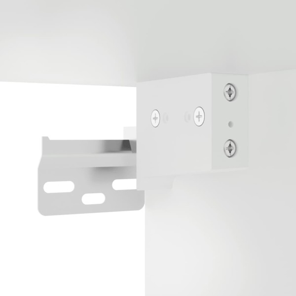 Armario de pared madera de ingeniería blanco 34,5x34x90 cm Armario de pared madera de ingeniería blanco 34,5x34x90 cm