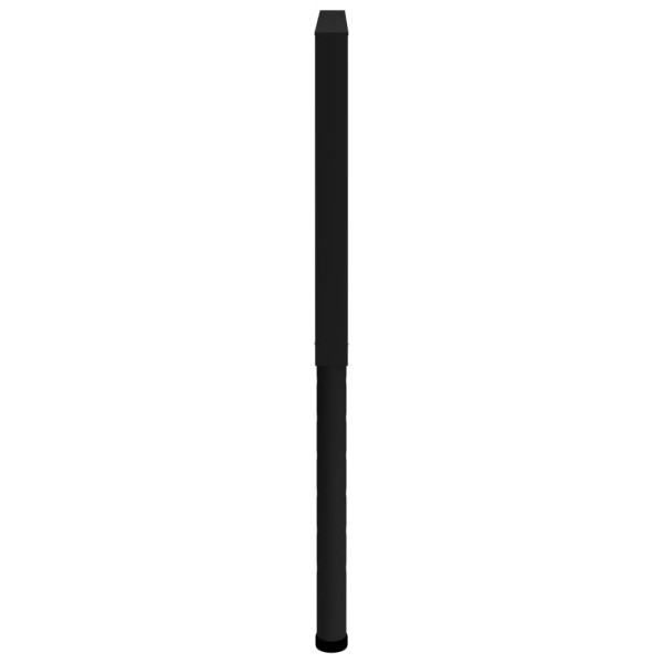 Estructura de banco de trabajo 2 uds metal 85x(69-95,5)cm negro Estructura de banco de trabajo 2 uds metal 85x(69-95,5)cm negro