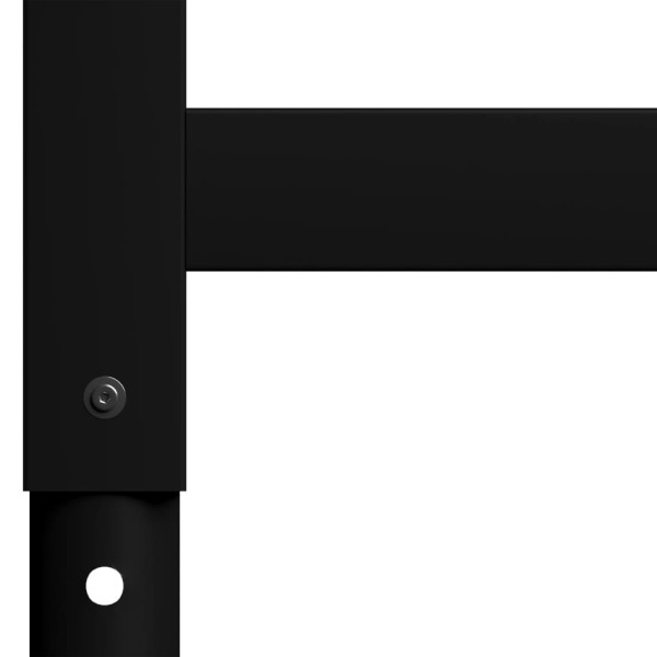 Estructura de banco de trabajo 2 uds metal 85x(69-95,5)cm negro Estructura de banco de trabajo 2 uds metal 85x(69-95,5)cm negro